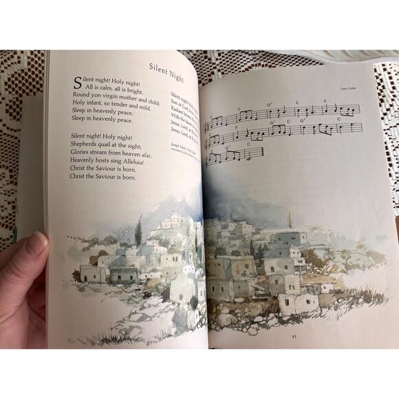 1991 A Song at Christmas by Mary Absolon – Vintage Christmas Story & Carol Book - Picture 7 of 8